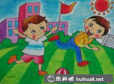 足球儿童画20
