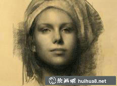 Susan lyon素描头像作品8