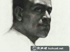 区础坚人物肖像画