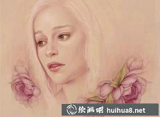 珍妮佛·希利的艺术彩铅画
