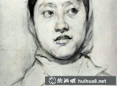 靳尚谊素描头像作品8