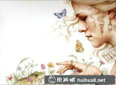 Yvonne Gilbert 彩色铅笔作品13