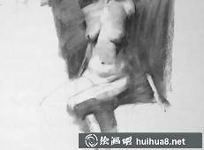 美国画家Mark.Tennant人体光影结构素描画 (1)