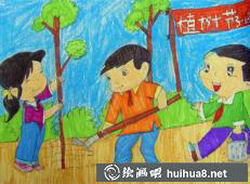 植树节图画25