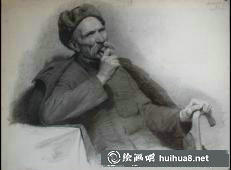 列宾学院素描头像1