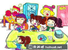 孩子们在画画