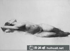 美国画家Mark.Tennant人体光影结构素描画 (7)