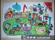 足球儿童画22