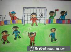 足球儿童画27