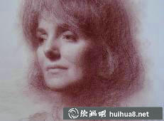 Susan lyon素描头像作品3