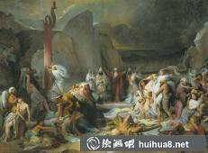 油画《摩西与蛇》