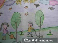 植树节图画4