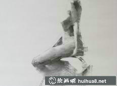 美国画家Mark.Tennant人体光影结构素描画 (11)