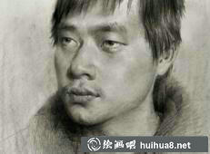 邵占峰人物素描头像之五