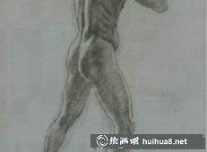 徐悲鸿人体素描作品之七