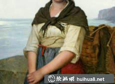 油画人物欣赏《the fisher girl》