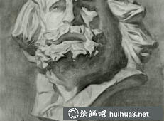 石膏头像之六