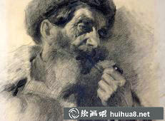 列宾学院素描头像4
