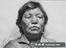 素描头像《老人》