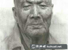 邵占峰人物素描头像之一