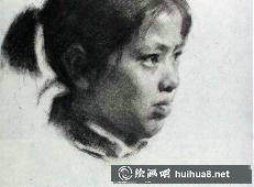 靳尚谊素描头像作品6