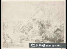 伦勃朗素描高清图片集 (10)