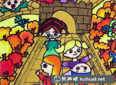长城儿童画
