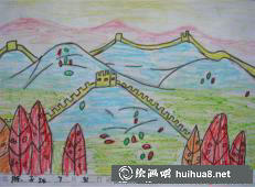 长城儿童画