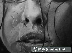 超现实主义画家Paul的素描作品《梦中的相遇》