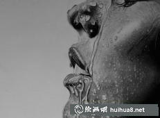 超现实主义画家Paul的素描作品《梦境的呼唤》