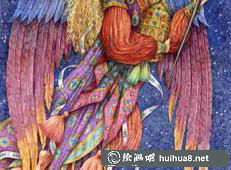 Yvonne Gilbert 彩色铅笔作品8