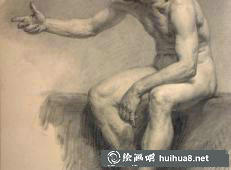 列宾学院素描头像70