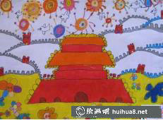 长城儿童画