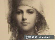Susan lyon素描头像作品1