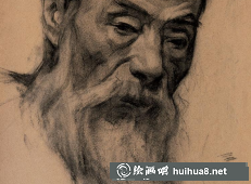 靳尚谊素描头像作品2