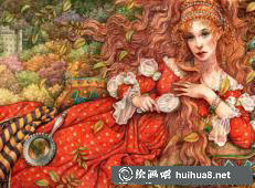 Yvonne Gilbert 彩色铅笔作品16