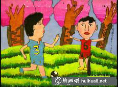 足球儿童画24