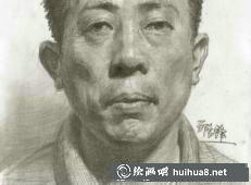 邵占峰人物素描头像之二