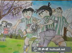 足球儿童画18