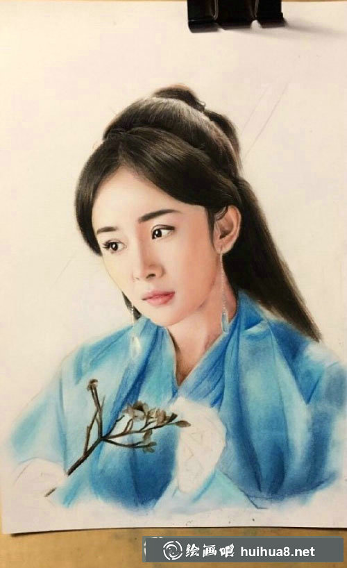 《三生三世十里桃花》杨幂彩铅画怎么画 《三生三世十里桃花》杨幂彩铅画怎么画