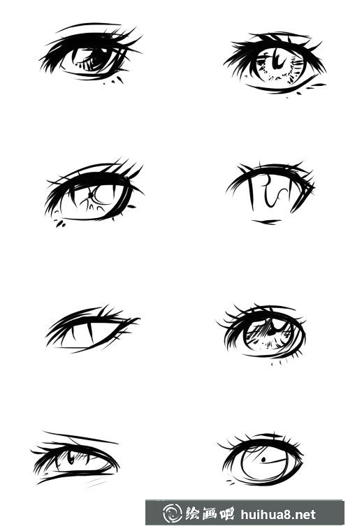 漫画人物眼睛画法