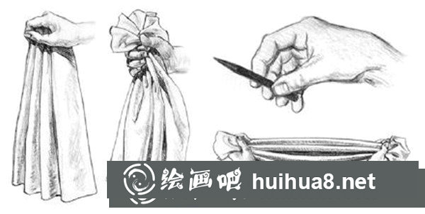 衣服皱褶的画法