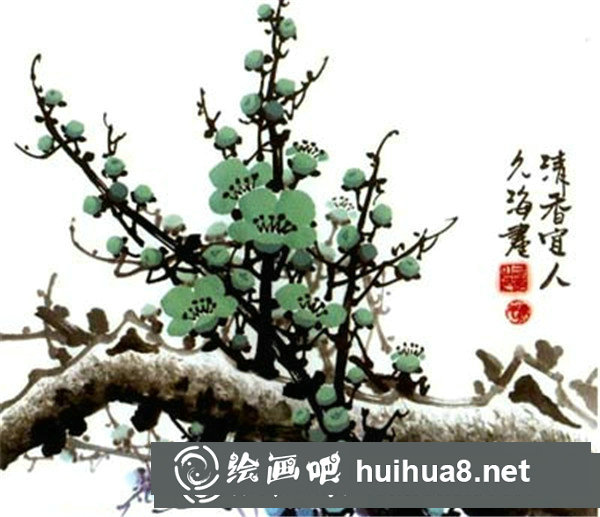 梅花国画简单画法 梅花国画简单画法