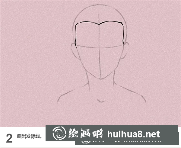 漫画女生长头发画法