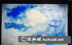 水彩星空夜画教程