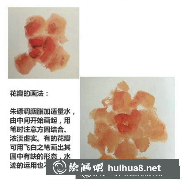 写意国画牡丹花头画法 写意国画牡丹花头画法