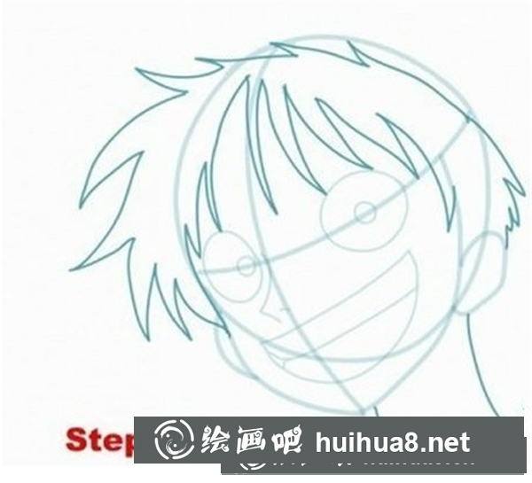 海贼王路飞画法