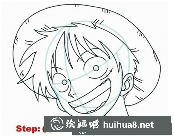 海贼王路飞画法