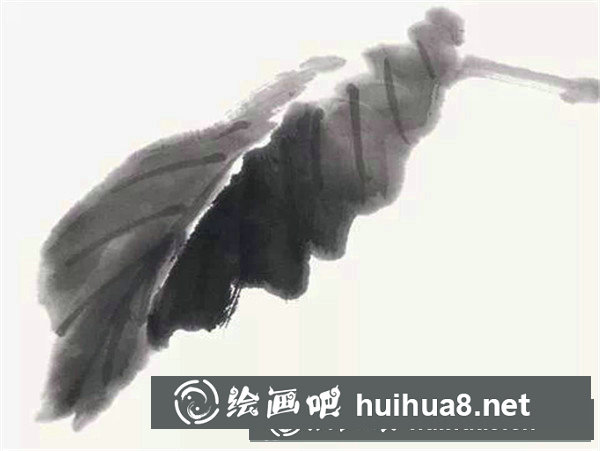 国画写意叶子的画法