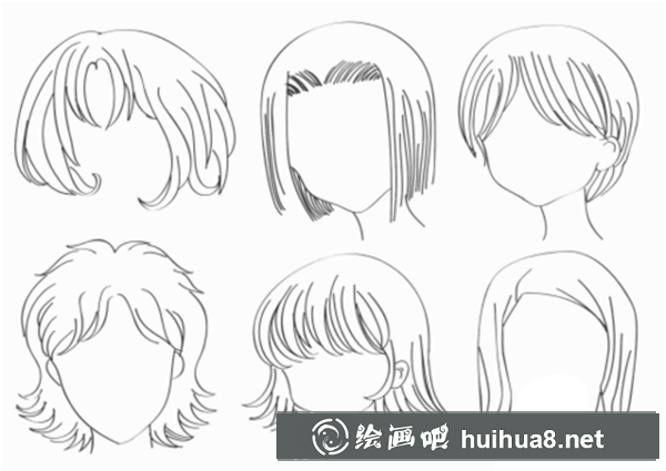 女生漫画头发的画法 女生漫画头发的画法